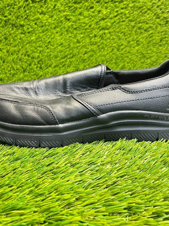Skechers Flex Advantage SR Mens Size 8E Black Slip Resistant Work Slip-On Shoes main image 9